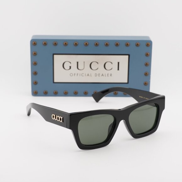 Gucci GG1835SA 001 Square Sunglasses - Black/Grey main image 4